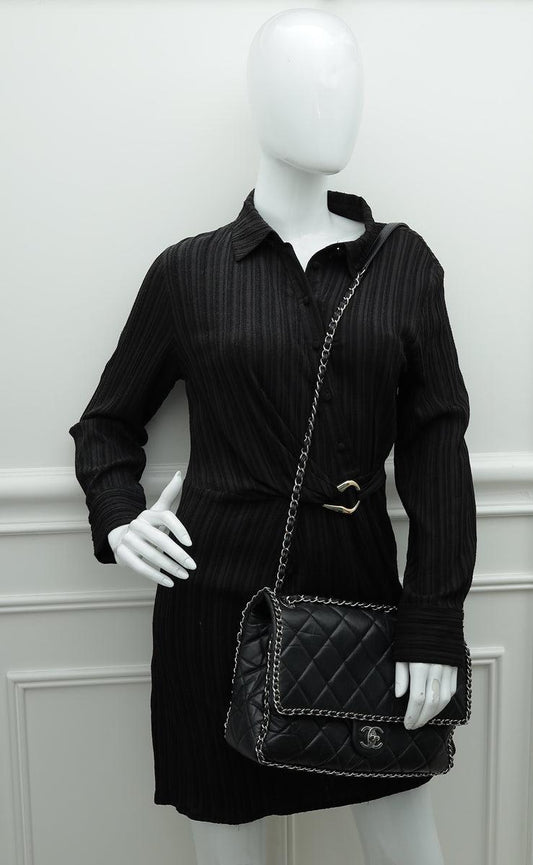 Chanel Maxi Flap Chain Around Bag