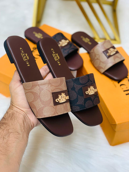 COA-CH MONOGRAM FLAT