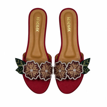 BLOOM FLAT MAROON