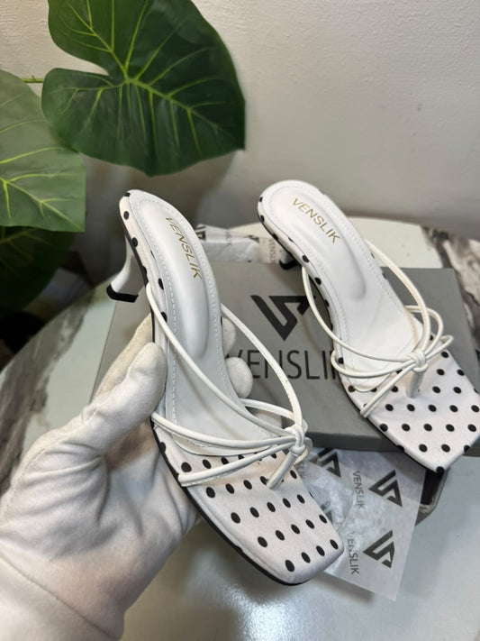 POLKA DOT WHITE